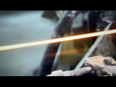 Une vidéo de coulée continue